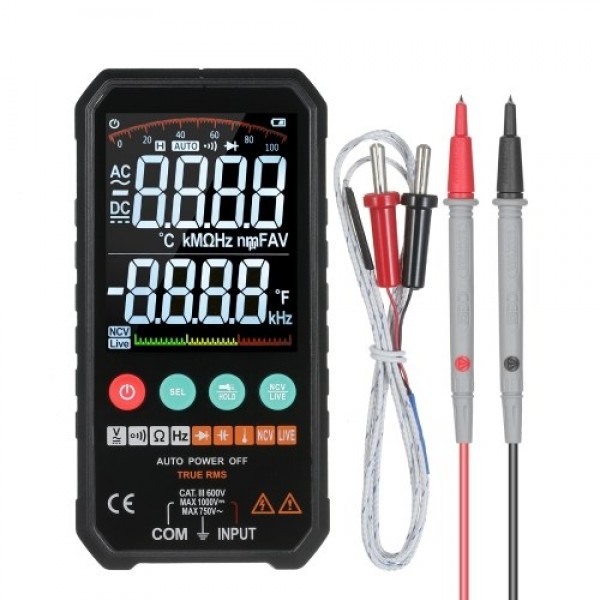 Super Slim Palm Size 3.3-inch LCD Digital Multimet...