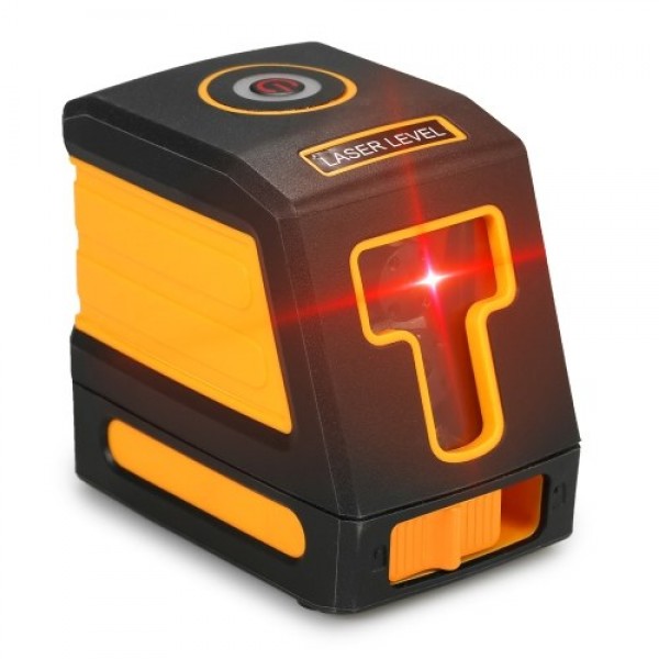 Self-Leveling 2 Lines Red Laser Level Professional Horizontal and Vertical Cross Line Leveling Laser Level Kit with Selectable L