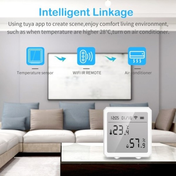 WiFi Thermometer Hygrometer Wireless Digital Indoo...
