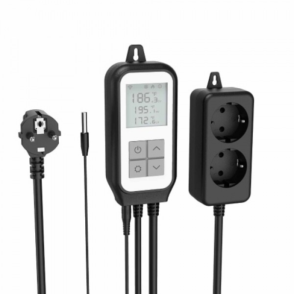 Wifi Digital Temperature Controller Heating Cooling Outlet Smart Reptile Thermostat APP Remote Control Temperature Controlling S