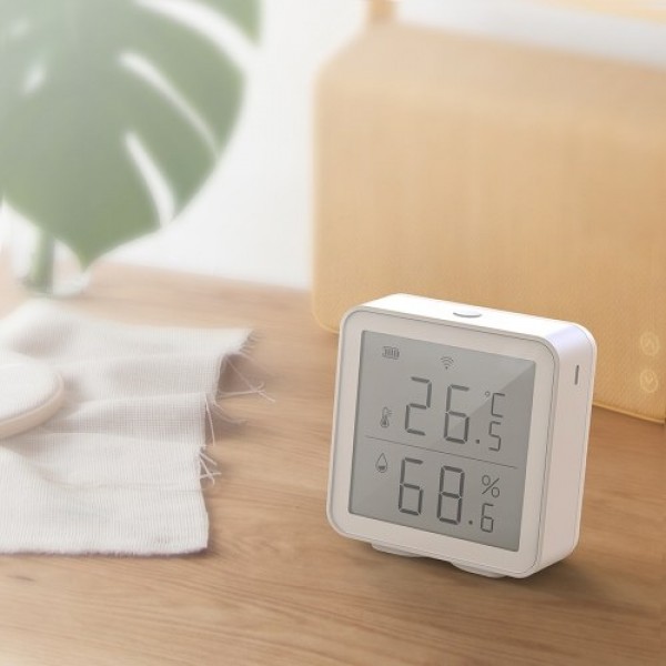 WiFi Smart Temperature Humidity Sensor Compatible with Alexa 230ft Super Long Range Wireless Digital Hygrometer