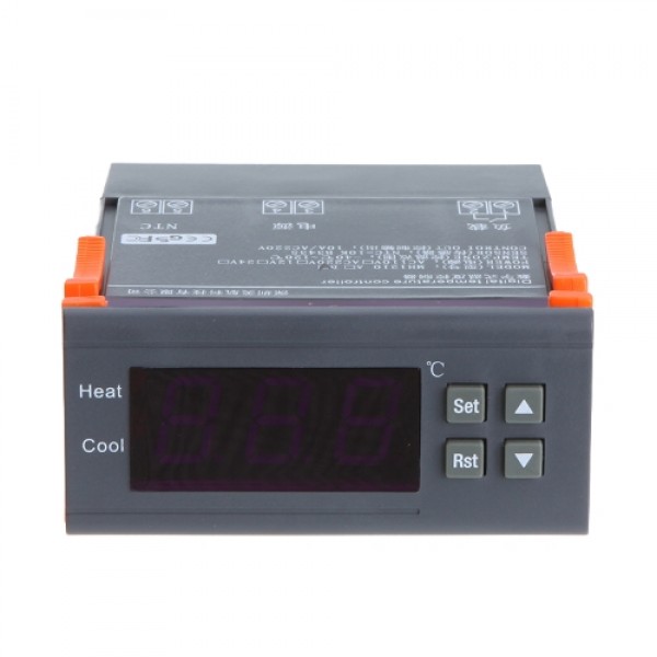 10A 220V Digital Temperature Controller Thermocouple -40℃ to 120℃ with Alarm Function