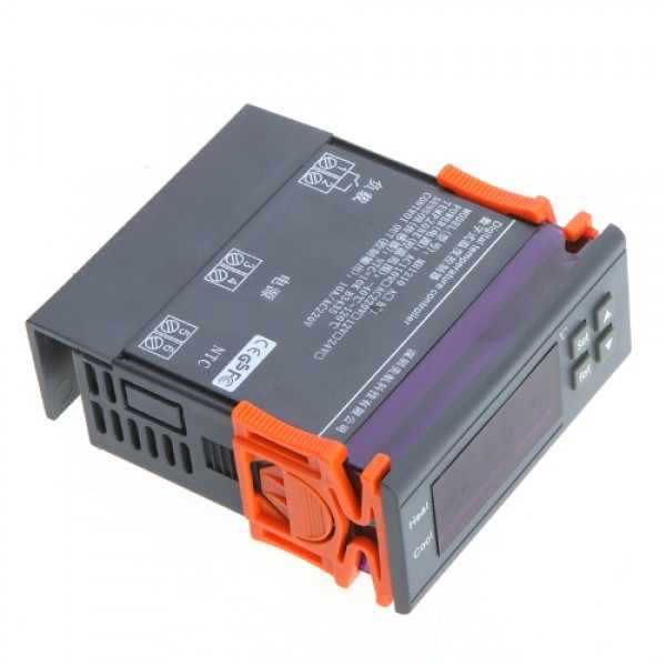 10A 220V Digital Temperature Controller Thermocouple -40℃ to 120℃ with Alarm Function