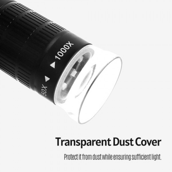 1000x Magnification Intelligent Digital Microscope Portable USB Rechargeable 2.0M Pixels High Clear PC &amp; WI-FI- Connection M