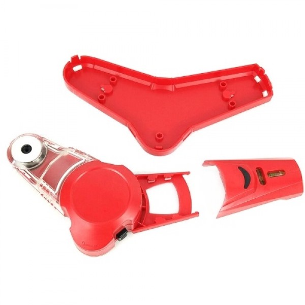 Multifunction Drill Guide Powders Collector Catcher Horizontal Line Laser Locator with Spirit-Bubble Easy Aligning Simple Attach