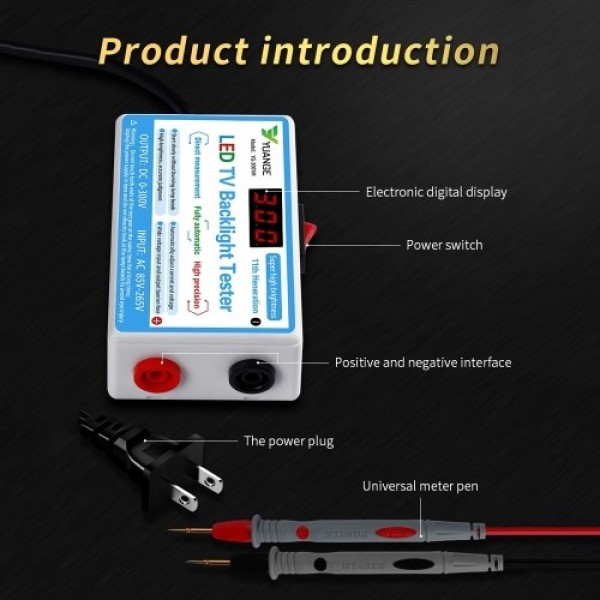 LED Lamp TV Backlight Tester Multipurpose LED Strips Beads Test Tool Measurement Instruments for LED Light