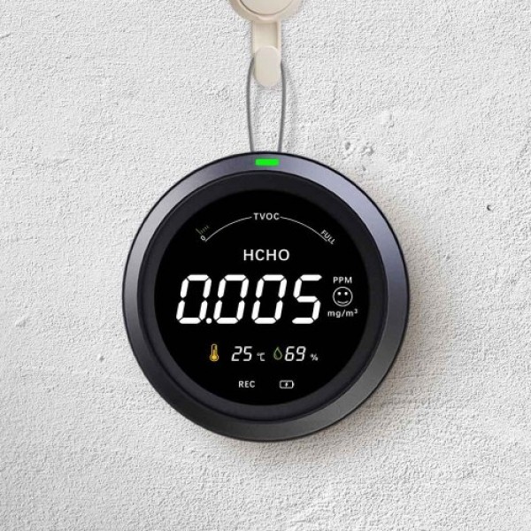 Cexiaofei BT Formaldehyde Monitor 4-in-1 Air Quality Detector Temperature/Humidity/TVOC Monitoring Mijia APP Smart Viewing