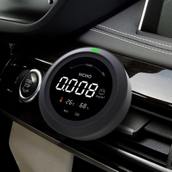Cexiaofei BT Formaldehyde Monitor 4-in-1 Air Quality Detector Temperature/Humidity/TVOC Monitoring Mijia APP Smart Viewing