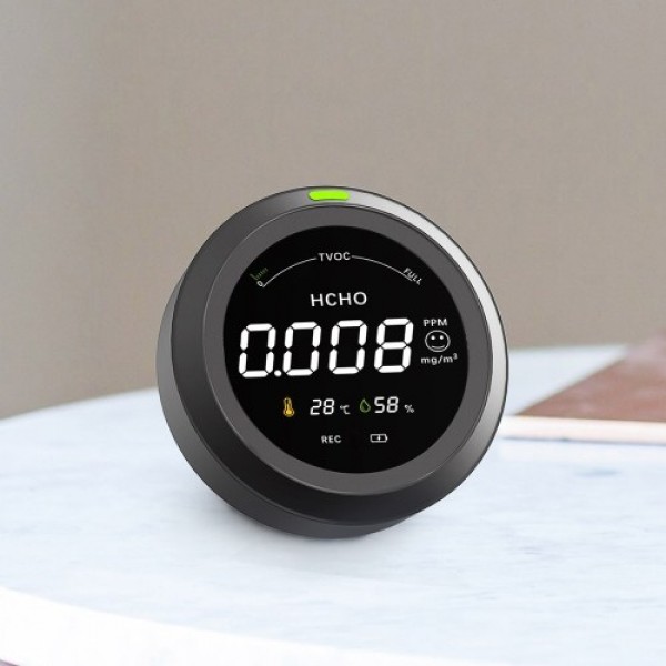 Cexiaofei BT Formaldehyde Monitor 4-in-1 Air Quality Detector Temperature/Humidity/TVOC Monitoring Mijia APP Smart Viewing