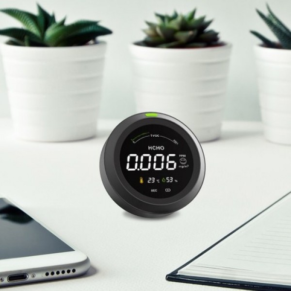 Cexiaofei BT Formaldehyde Monitor 4-in-1 Air Quality Detector Temperature/Humidity/TVOC Monitoring Mijia APP Smart Viewing