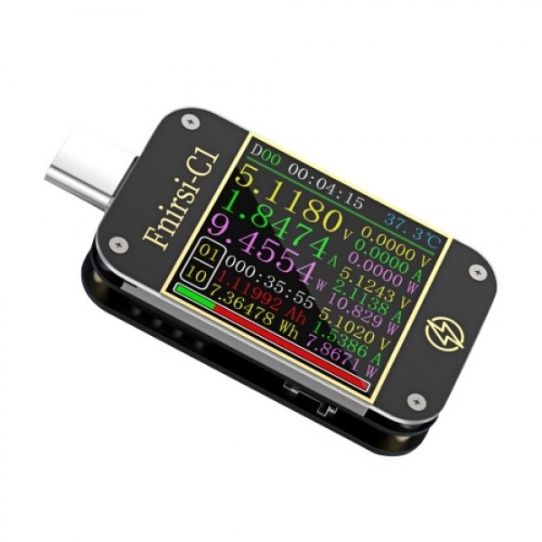 USB Power Meter Tester Type C USB Voltage Meter an...