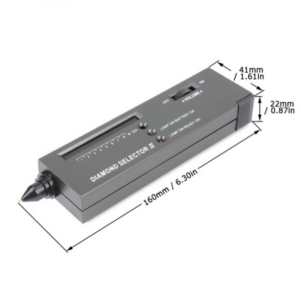 Diamond Tester Pen High Accuracy Diamond Tester with Case Jewerly Diamond Selector for Professional Novice Expert