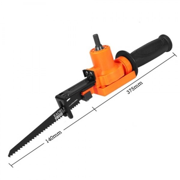Household Practical Electric Drill Modified Electric-Saw Electric Reciprocating-Saw Portable Power Drill Into Saber-Saw Woodwork