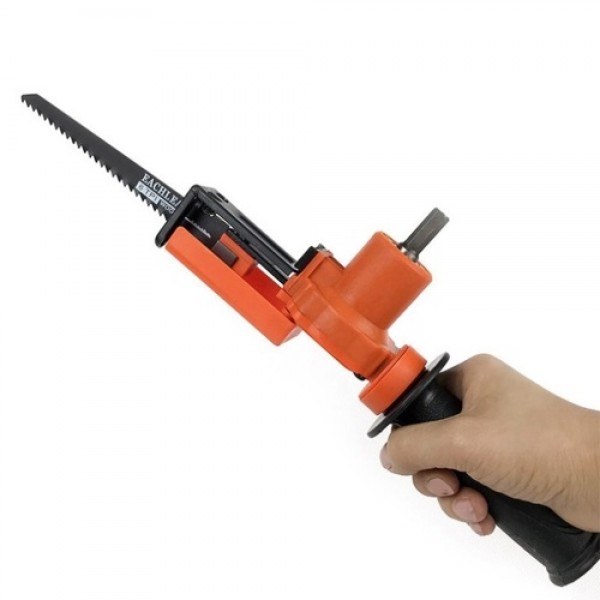 Household Practical Electric Drill Modified Electric-Saw Electric Reciprocating-Saw Portable Power Drill Into Saber-Saw Woodwork