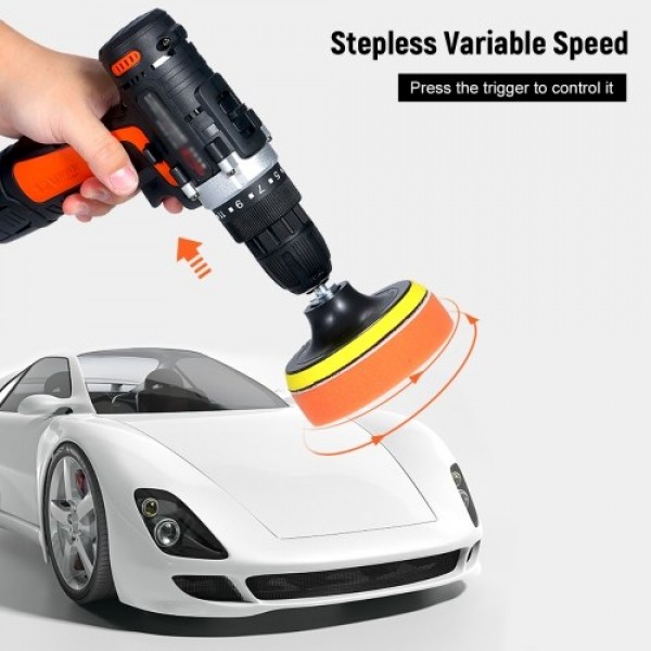 12V Cordless Drill / Driver Kit 1400rpm Variable S...