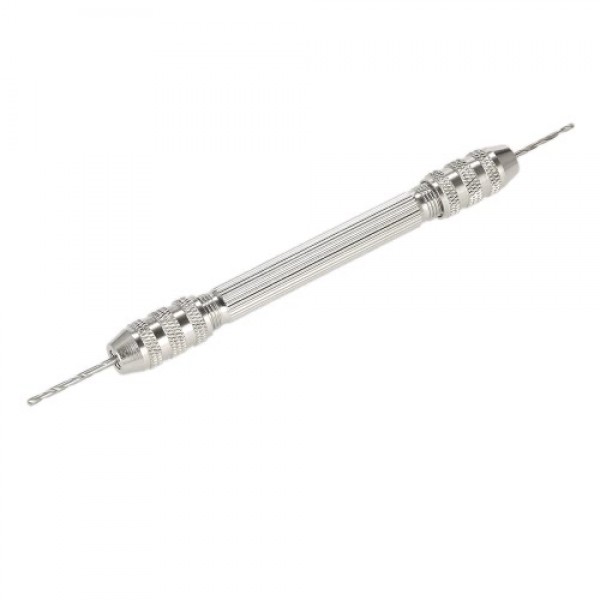Professional Mini Hand Drill Set with 10pcs High-speed Steel Twist Drill Bit Set High Quality Drill Bit Holder Double Chuck Hand