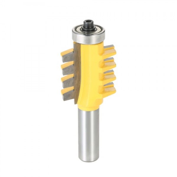 1/2" Shank Reversible Finger Glue Joint Router Bit Cone Tenon Woodwork Cutter Power Tool Wood Milling Chisel Cutter for Woodwork