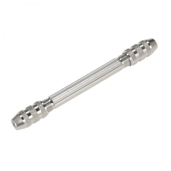 Professional Mini Hand Drill Set with 10pcs High-speed Steel Twist Drill Bit Set High Quality Drill Bit Holder Double Chuck Hand