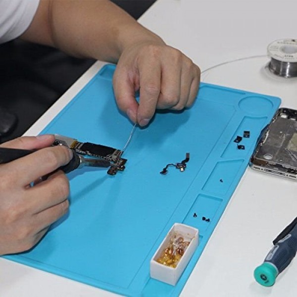 13.4 * 9.1 inch Silicone Heat Insulation Soldering...