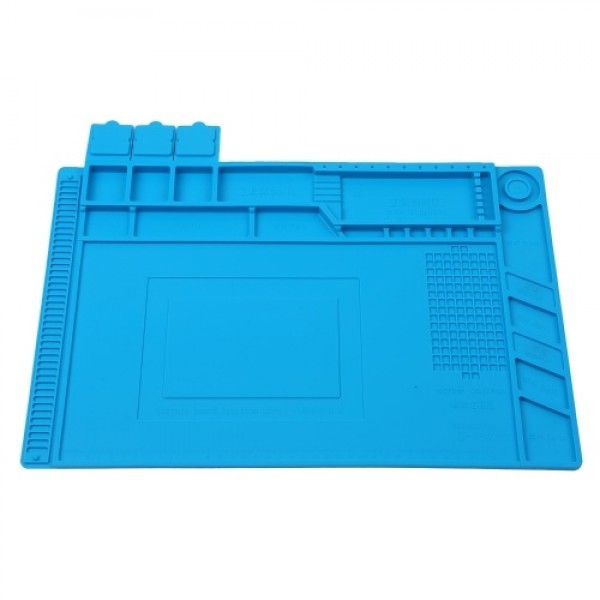 450×300MM Silicone Pad Magnetic Maintenance Mat Antistatic Maintenance Platform Heat Insulation Pad PCB Welding Working Pad for 