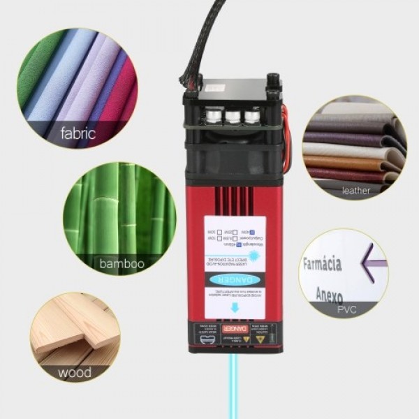 40W Laser Module 450nm Engraving Laser Head High Precision Engraving Metal Wood Acrylic for Laser Engraving Machine CNC Router C