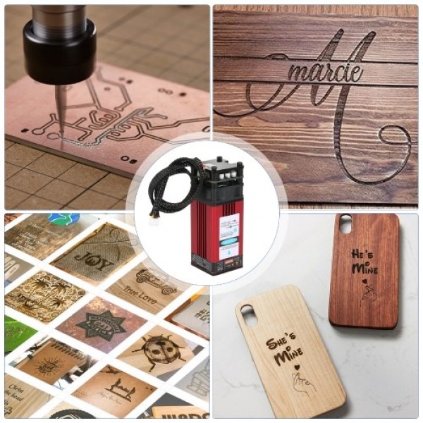 40W Laser Module 450nm Engraving Laser Head High Precision Engraving Metal Wood Acrylic for Laser Engraving Machine CNC Router C