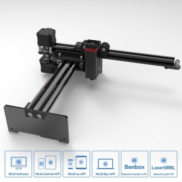 20W Desktop Laser Engraver Machine  DIY Laser Logo Mark Printer for Metal Engraving and Deep Wood Engraving