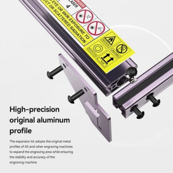 Original ATOMSTACK Laser Engraving Machine Engraving Area Y-axis Extension Kit Expand to 850x410mm for A5/X7/A10/S10 Series Engr