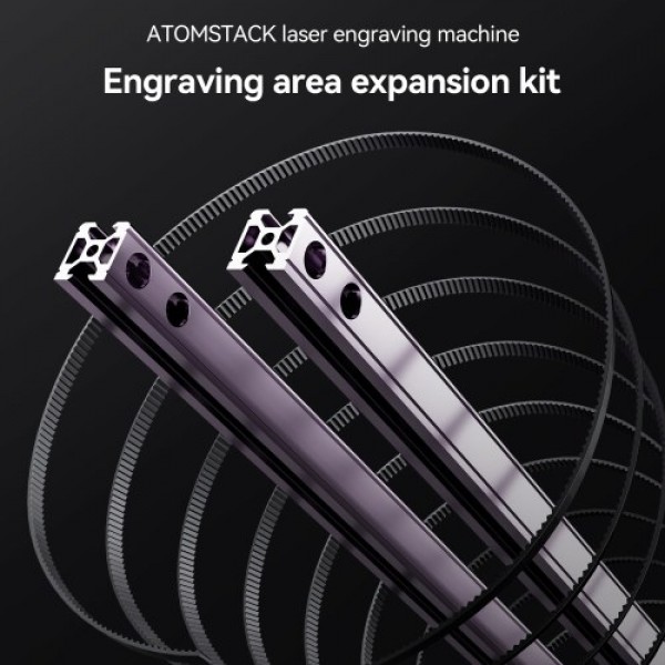 Original ATOMSTACK Laser Engraving Machine Engraving Area Y-axis Extension Kit Expand to 850x410mm for A5/X7/A10/S10 Series Engr