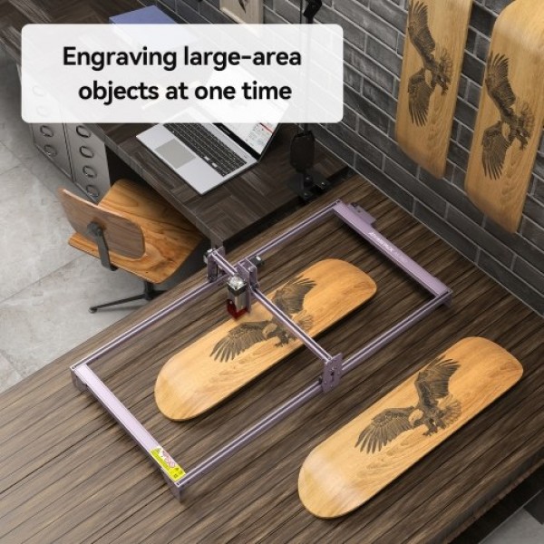 Original ATOMSTACK Laser Engraving Machine Engraving Area Y-axis Extension Kit Expand to 850x410mm for A5/X7/A10/S10 Series Engr