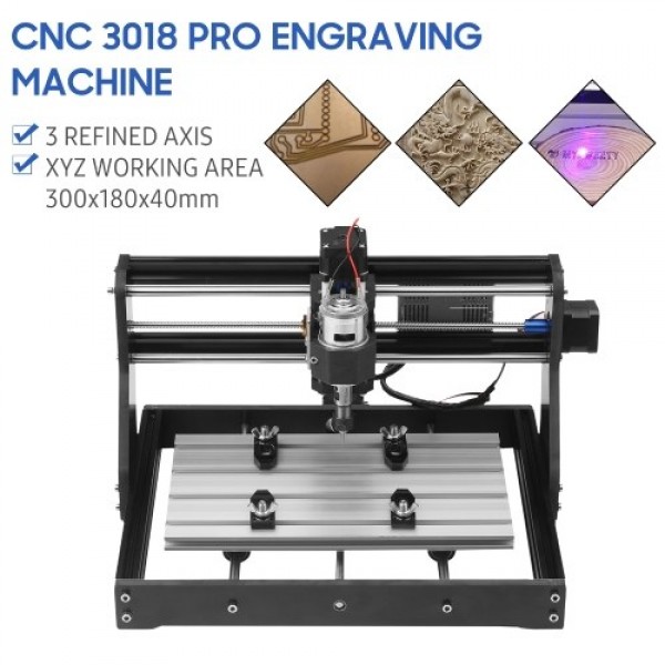 CNC 3018 Pro Router Kit GRBL Control 3 Axis with O...