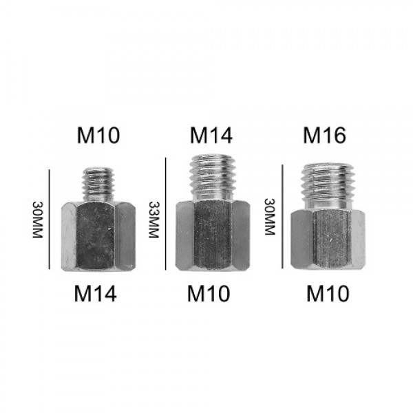 1 PCS M-10 To M14 Angle Grinder Interface Connector Converter Adapter Angle Grinder Practical Accessories Polisher Interface Ada