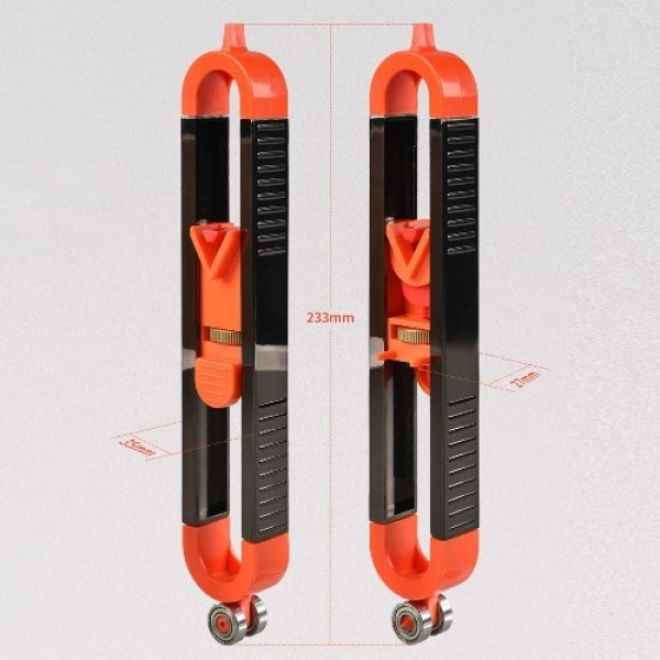 Woodworking Measuring Contour Gauge Multi-function Contour Gauge with Lock Widen Shape Duplication Tool  for Corners Woodworking
