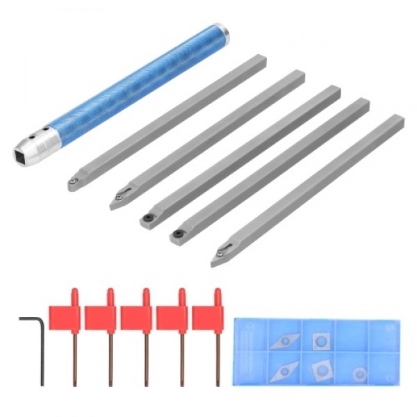 6Pcs/Set High Hardness Metal Lathe Turning Tool Ki...