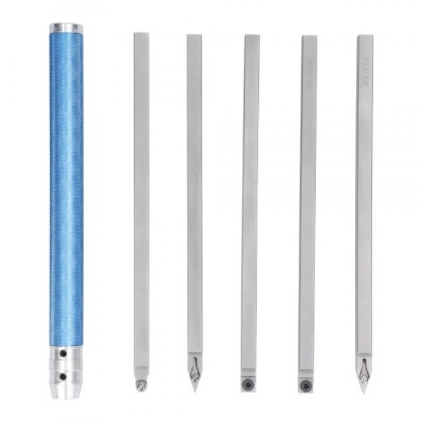 6Pcs/Set High Hardness Metal Lathe Turning Tool Ki...