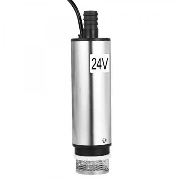 DC 12V/24V Submersible Pump for Pumping Diesel Oil Water 51mm Water Oil Diesel Fuel Transfer Pump Refueling with Fliter Screen
