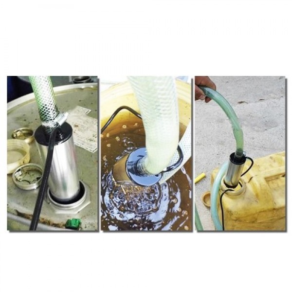 DC 12V/24V Submersible Pump for Pumping Diesel Oil Water 51mm Water Oil Diesel Fuel Transfer Pump Refueling with Fliter Screen