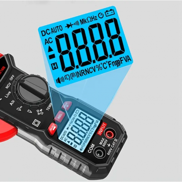 1pc Digital Clamp Meter AC DC Current clamp meter Voltage Multimeter Hz Capacitance ohm tool clamp Meters