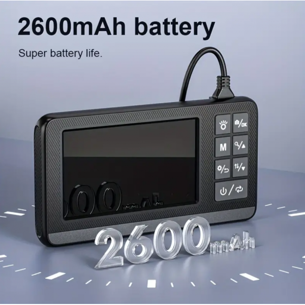 4.3 Inch IPS Industrial Endoscope HD Camera Photo IP67 Waterproof Image 3X Magnification 1080P Car Repair Engine Detection Air Repair Pipe Stain Probe